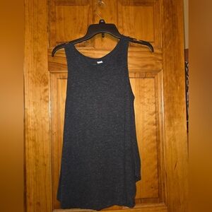 Women's Dark Gray Sleeveless Top